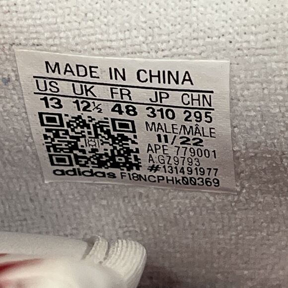 Adidas Originals Rivalry Low White Team Power Red Gym Sneakers GZ9793 Mens Sz 13 main image 8